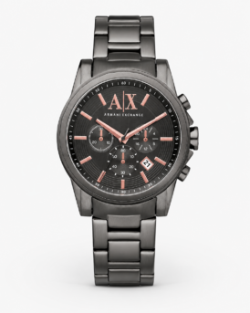 Relógio Armani Exchange A|X Outerbanks Cronógrafo - AX2086B1 G1GX Cinza