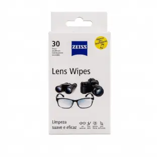 Lens Wipes 30 Lenços Umedecidos Limpa Lente Óculos
